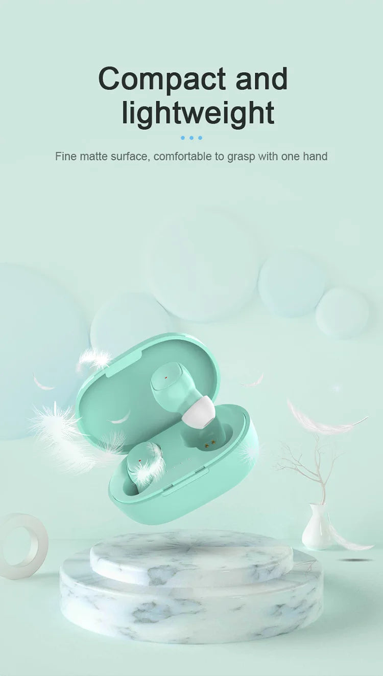 🎧 A6S TWS Wireless Earbuds | Bluetooth 5.0 Headphones 💥 | Stereo Sound 🎶 | IPX5 Sweatproof 💦 | for iPhone/Huawei/Xiaomi 🔋 24H Playtime